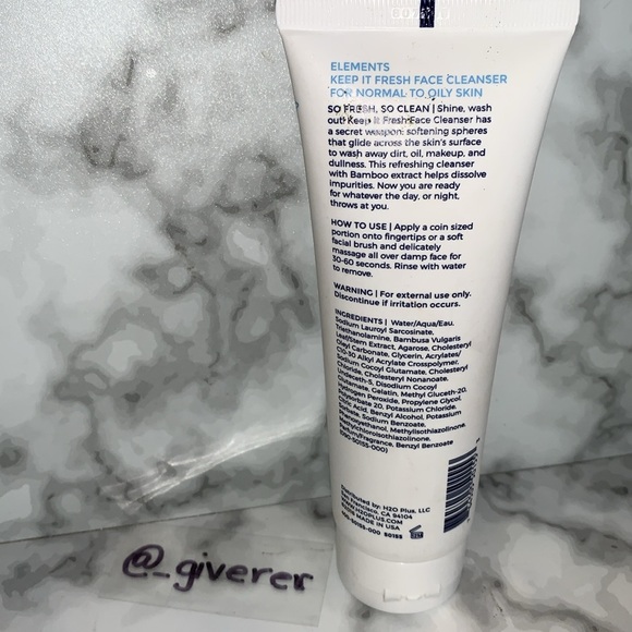 H2O+ Beauty Elements Keep it Fresh Face Cleanser for Normal to Oily Skin - Picture 3 of 8